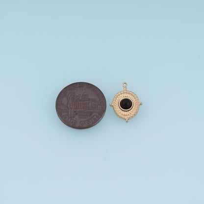 Oval Charm Pendant for Jewelry Making