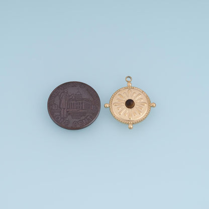 Sun Charm Pendant for Jewelry Making