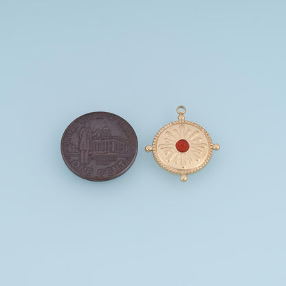 Sun Charm Pendant for Jewelry Making