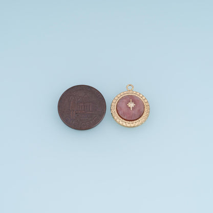 Starburst Charm Pendant for Jewelry Making