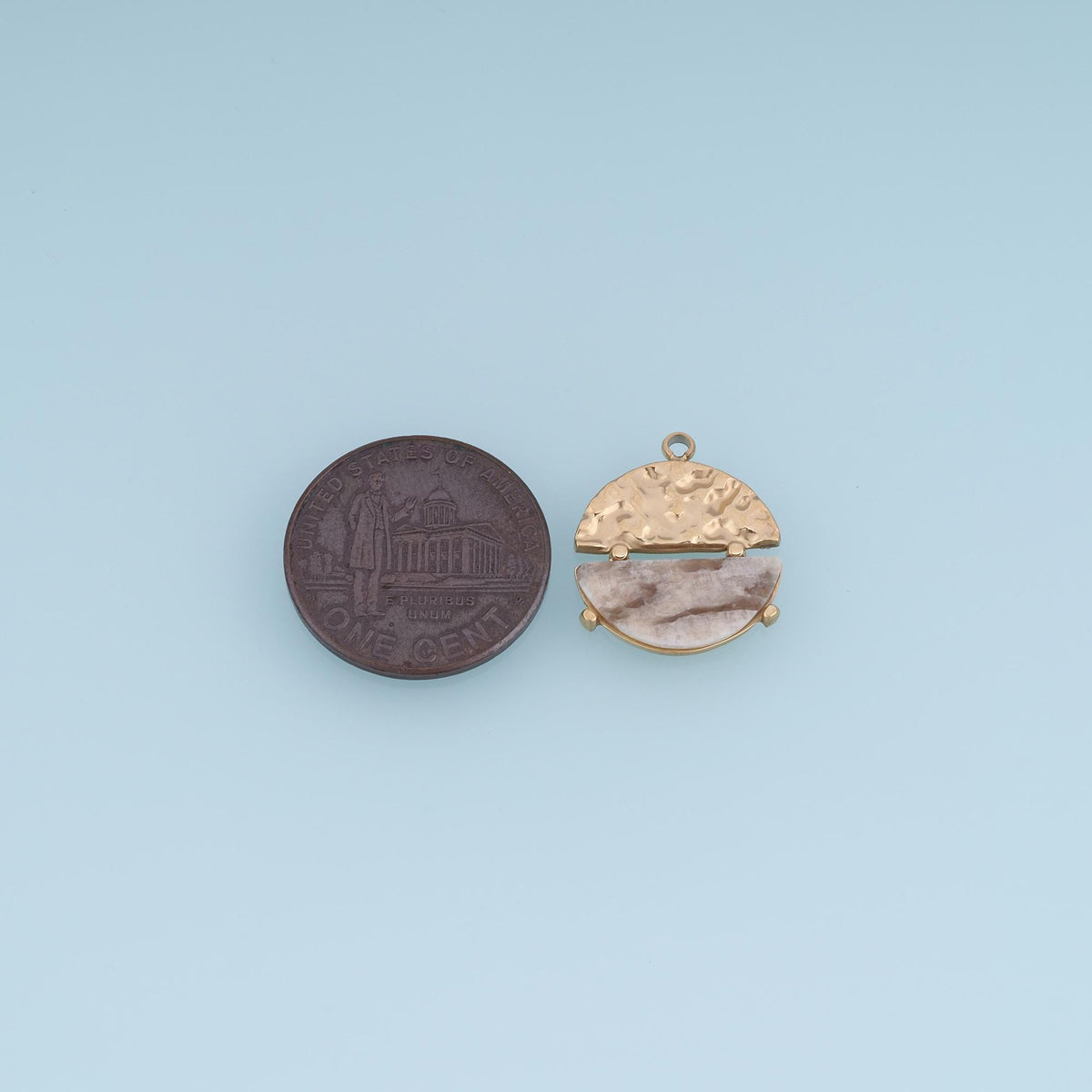Round Charm Pendant for Jewelry Making