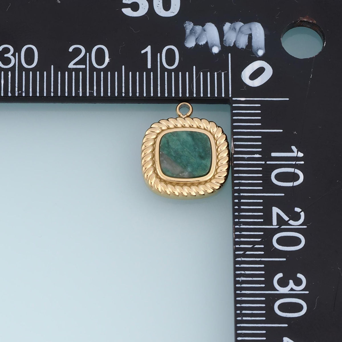 Square Charm Pendant for Jewelry Making