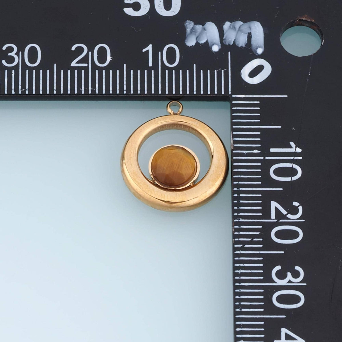Round Charm Pendant for Jewelry Making