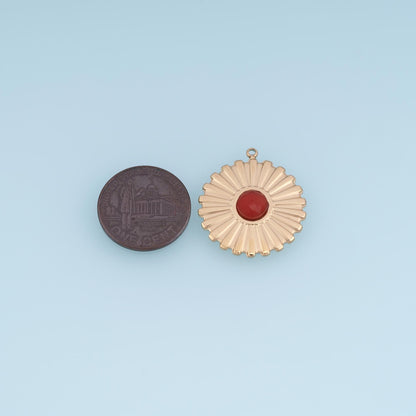 Sun Charm Pendant for Jewelry Making