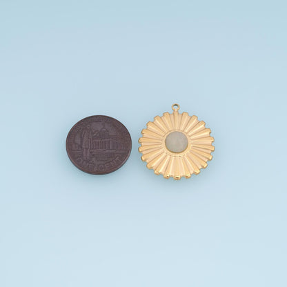 Sun Charm Pendant for Jewelry Making
