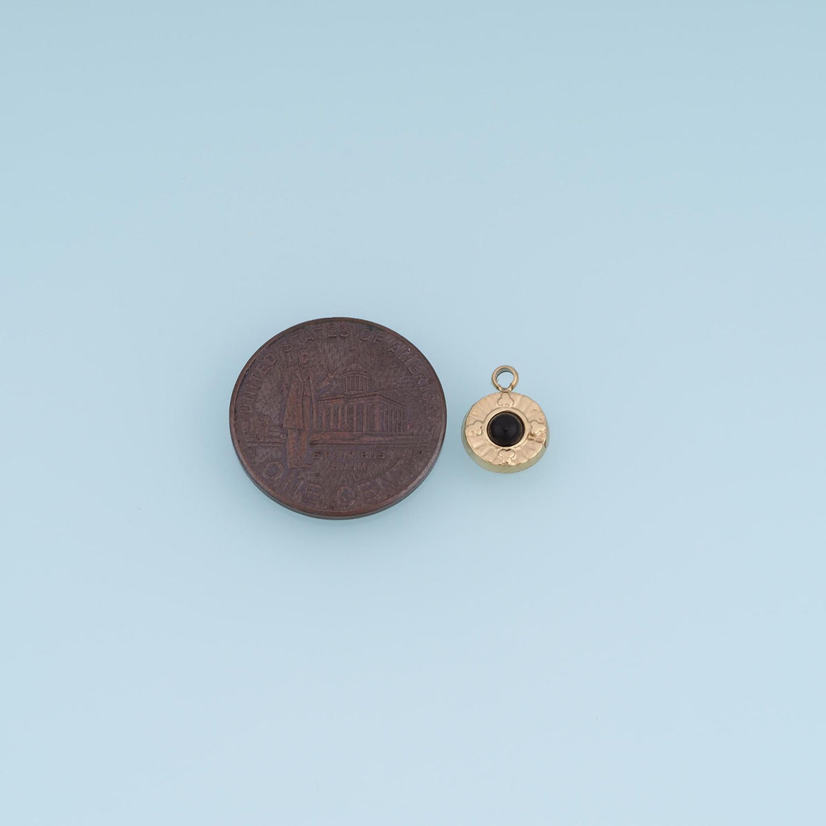 Round Charm Pendant for Jewelry Making