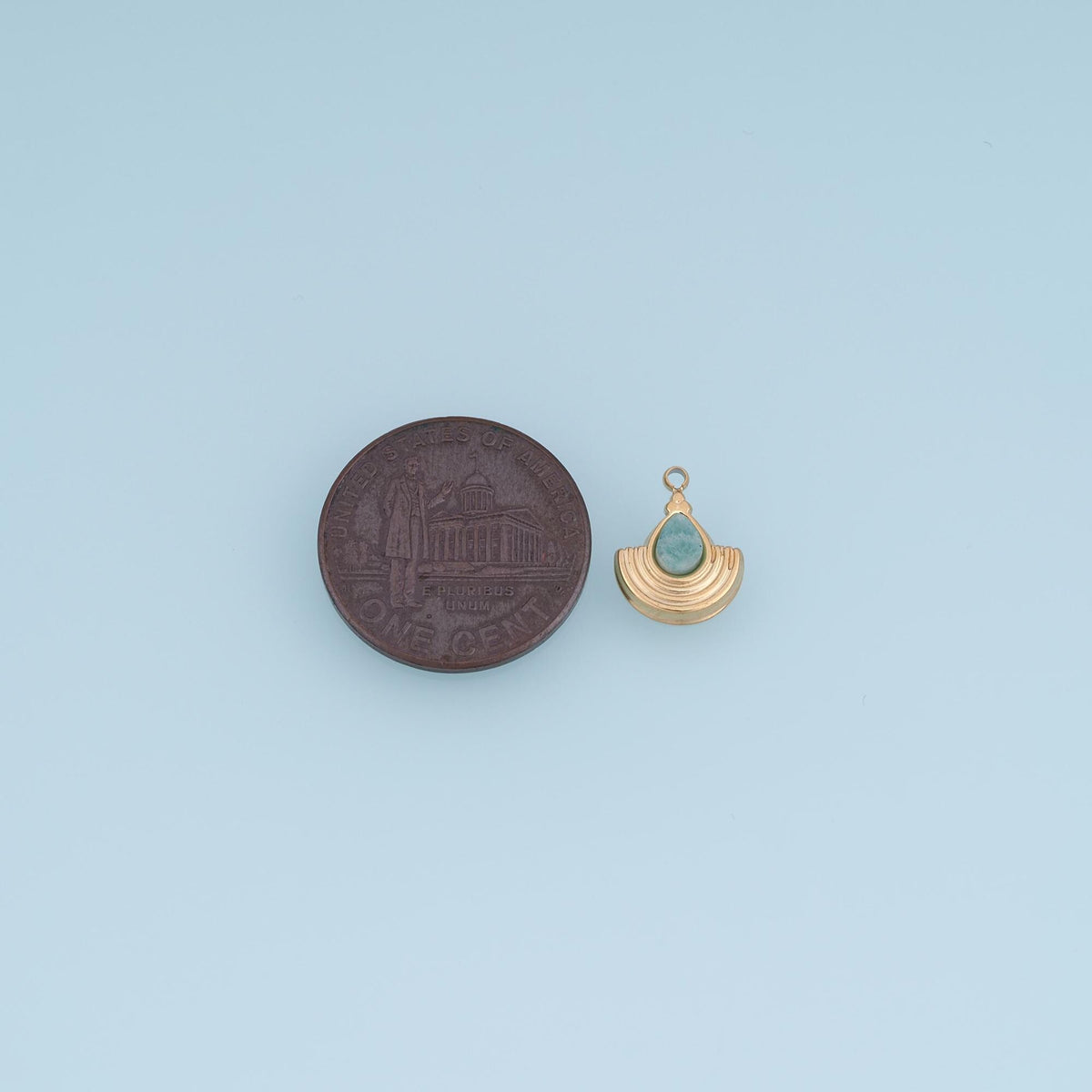 Teardrop Charm Pendant for Jewelry Making