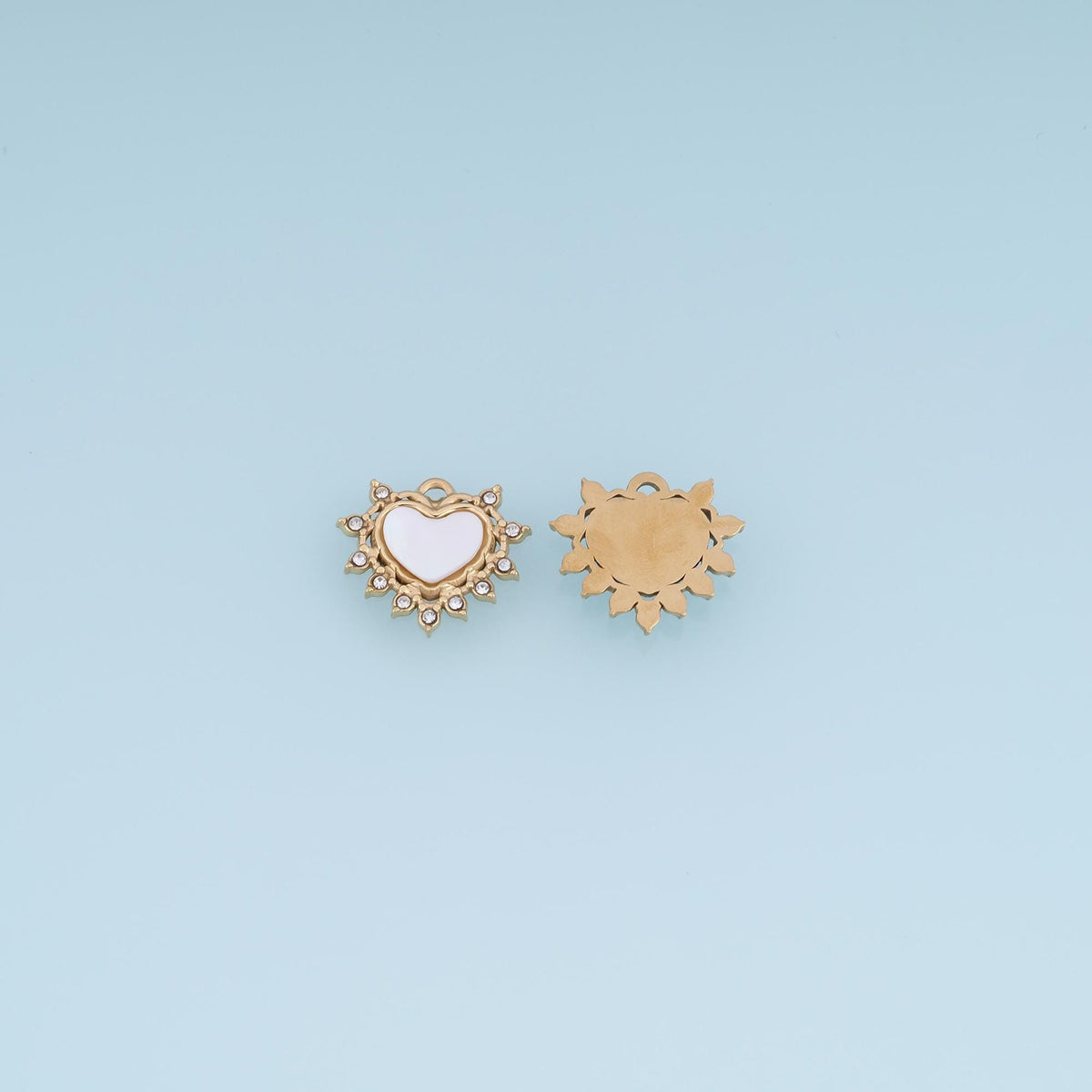 Heart Charm Pendant for Jewelry Making