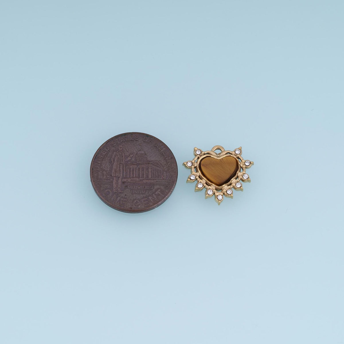 Heart Charm Pendant for Jewelry Making