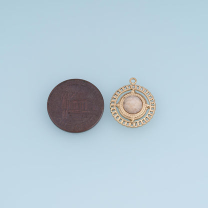 Round Charm Pendant for Jewelry Making