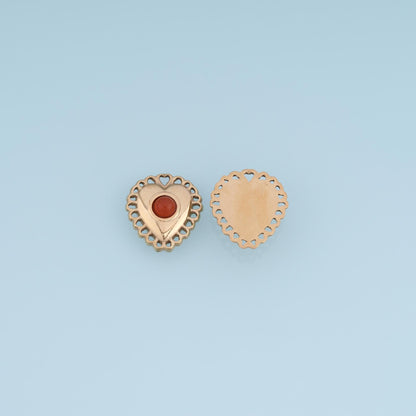 Heart Charm Pendant for Jewelry Making