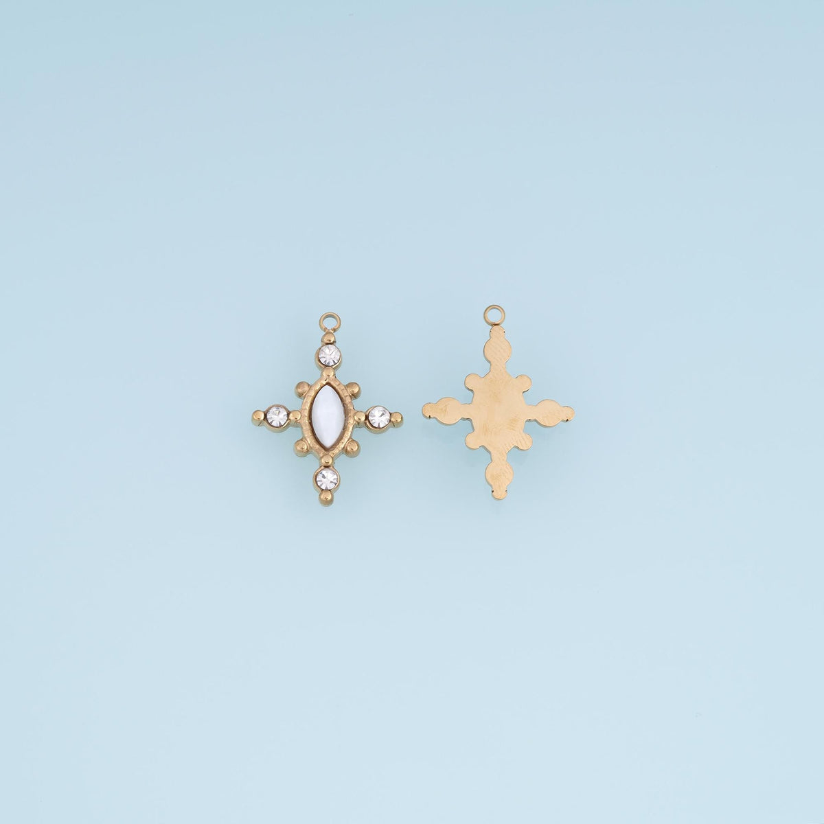 North Star Charm Pendant for Jewelry Making