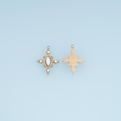 North Star Charm Pendant for Jewelry Making