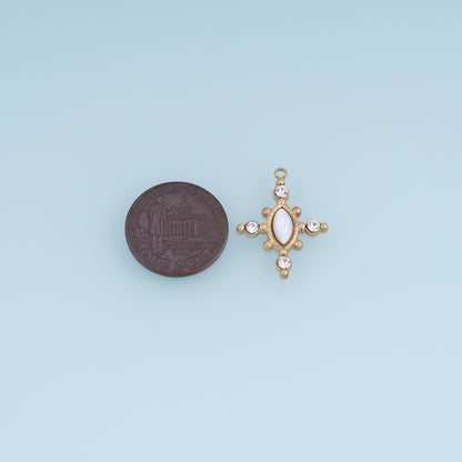North Star Charm Pendant for Jewelry Making