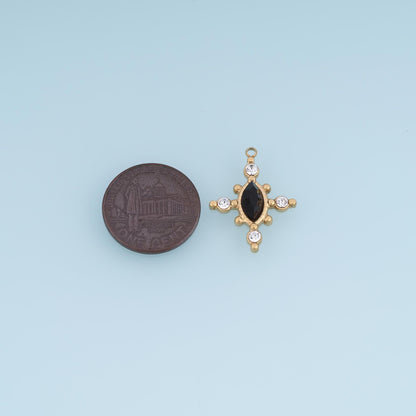 North Star Charm Pendant for Jewelry Making