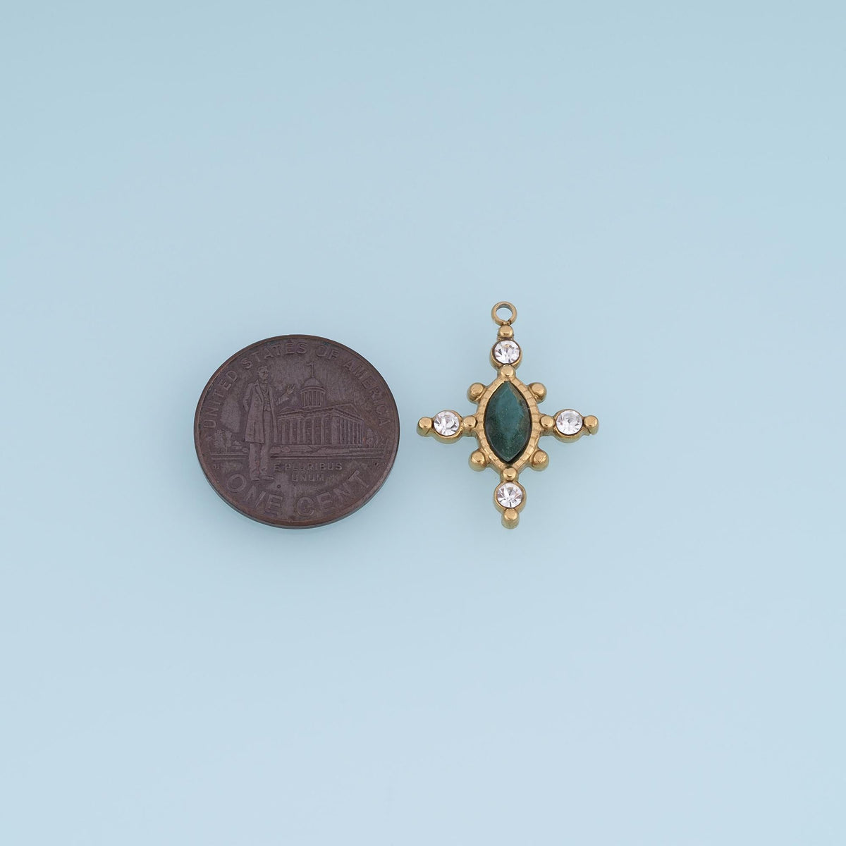 North Star Charm Pendant for Jewelry Making