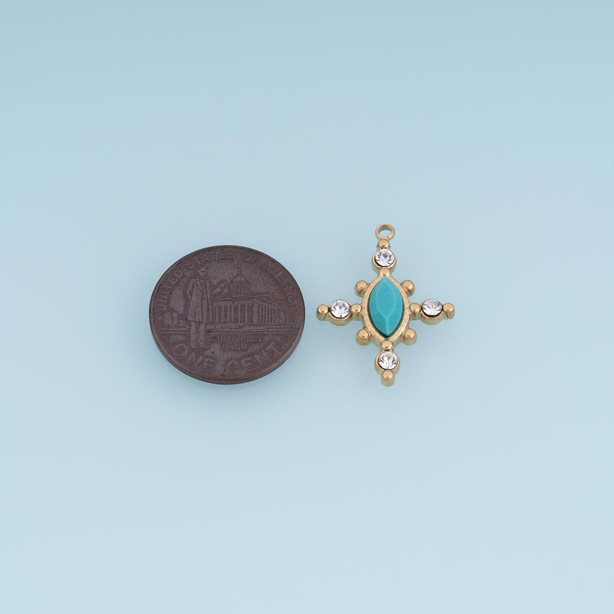 North Star Charm Pendant for Jewelry Making