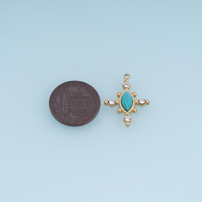 North Star Charm Pendant for Jewelry Making