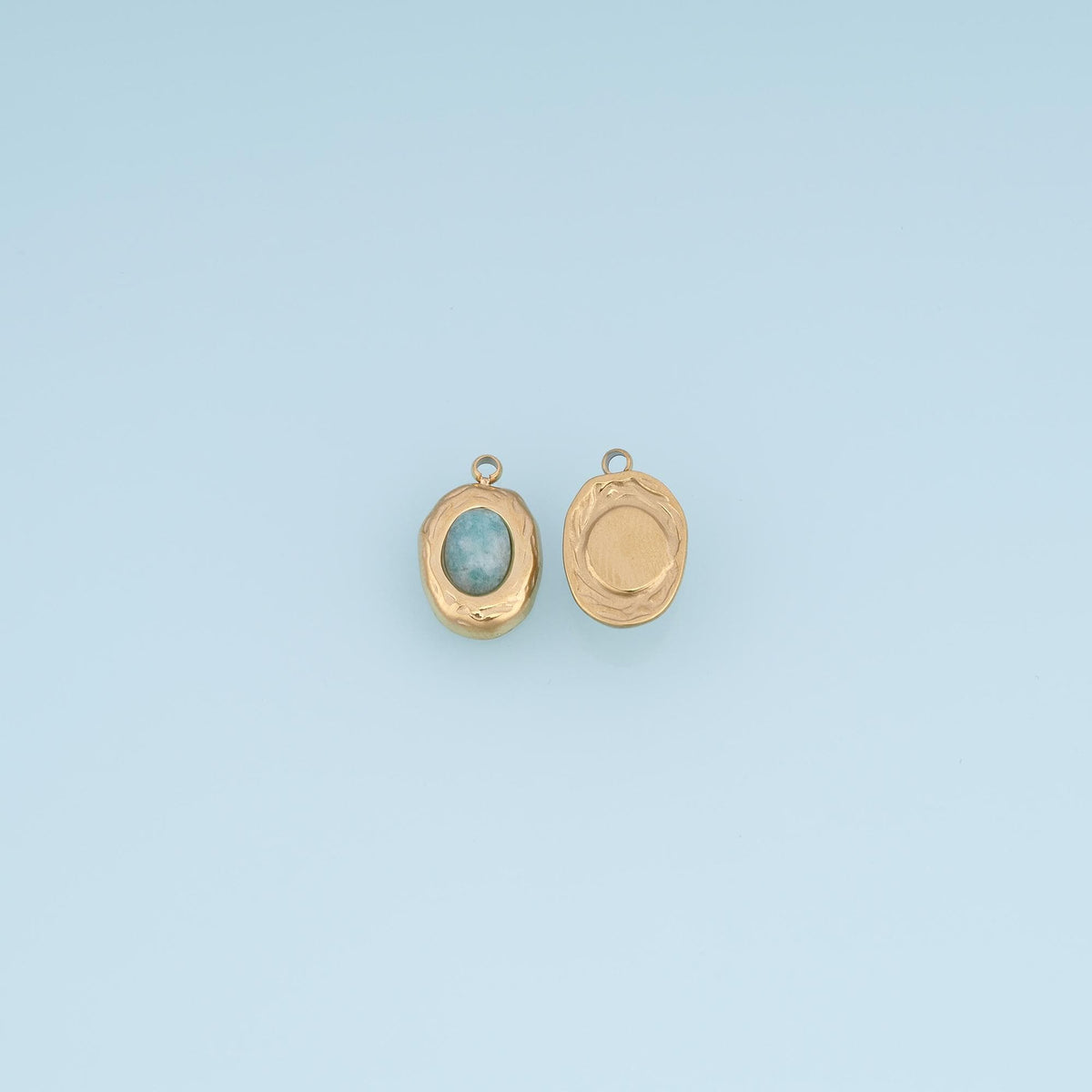 Irregular Pendant ,14K Gold Natural Stone Charm DIY Charm for Necklace Bracelet Making