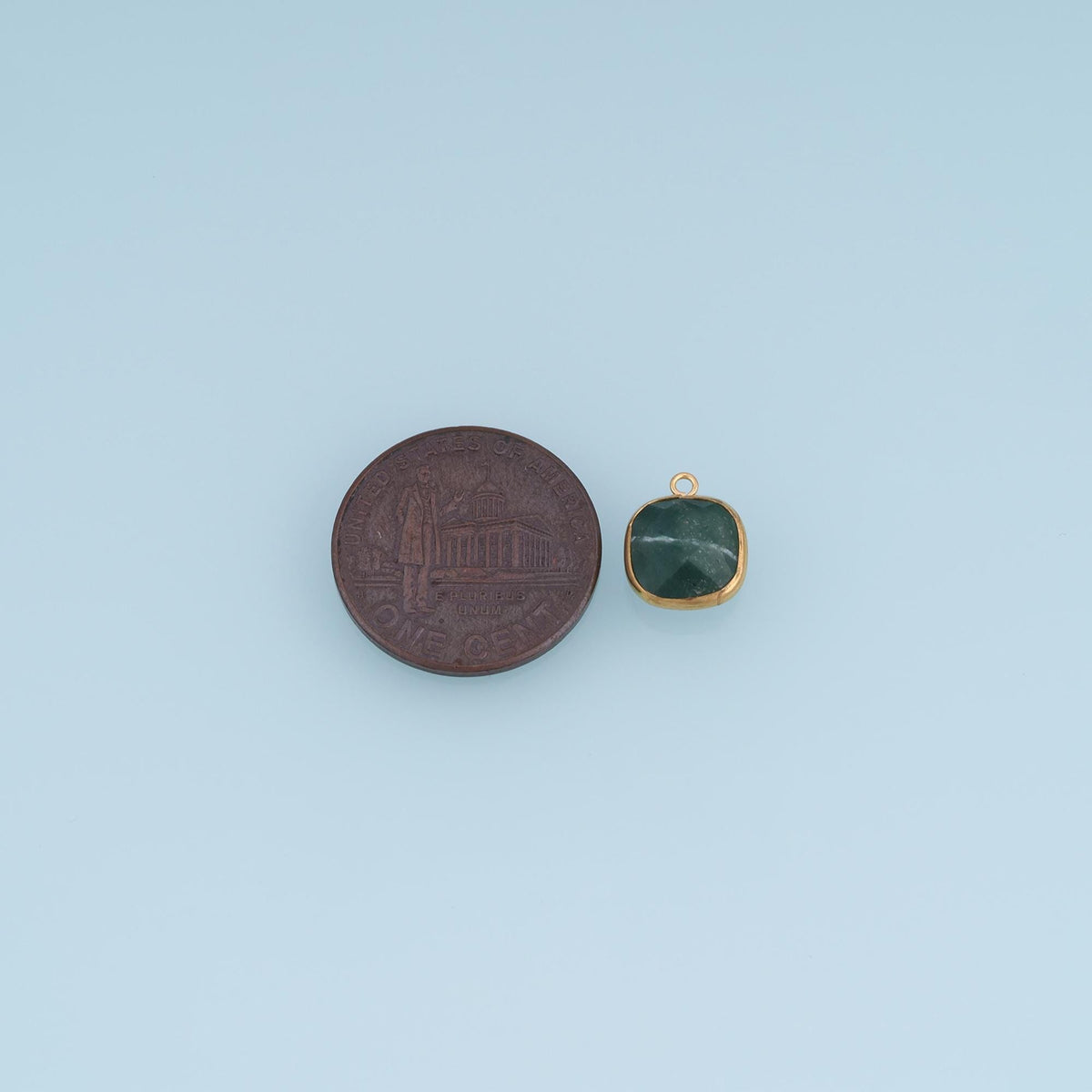 Square Charm Pendant for Jewelry Making