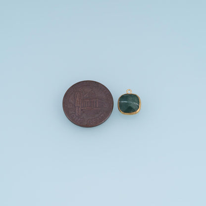 Square Charm Pendant for Jewelry Making