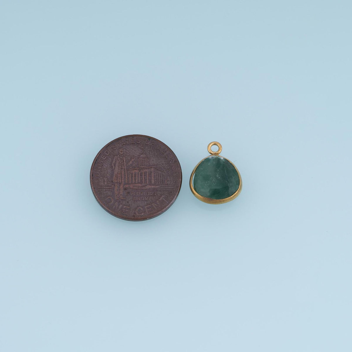 Teardrop Charm Pendant for Jewelry Making