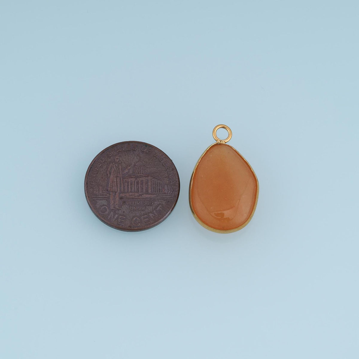 Teardrop Charm Pendant for Jewelry Making