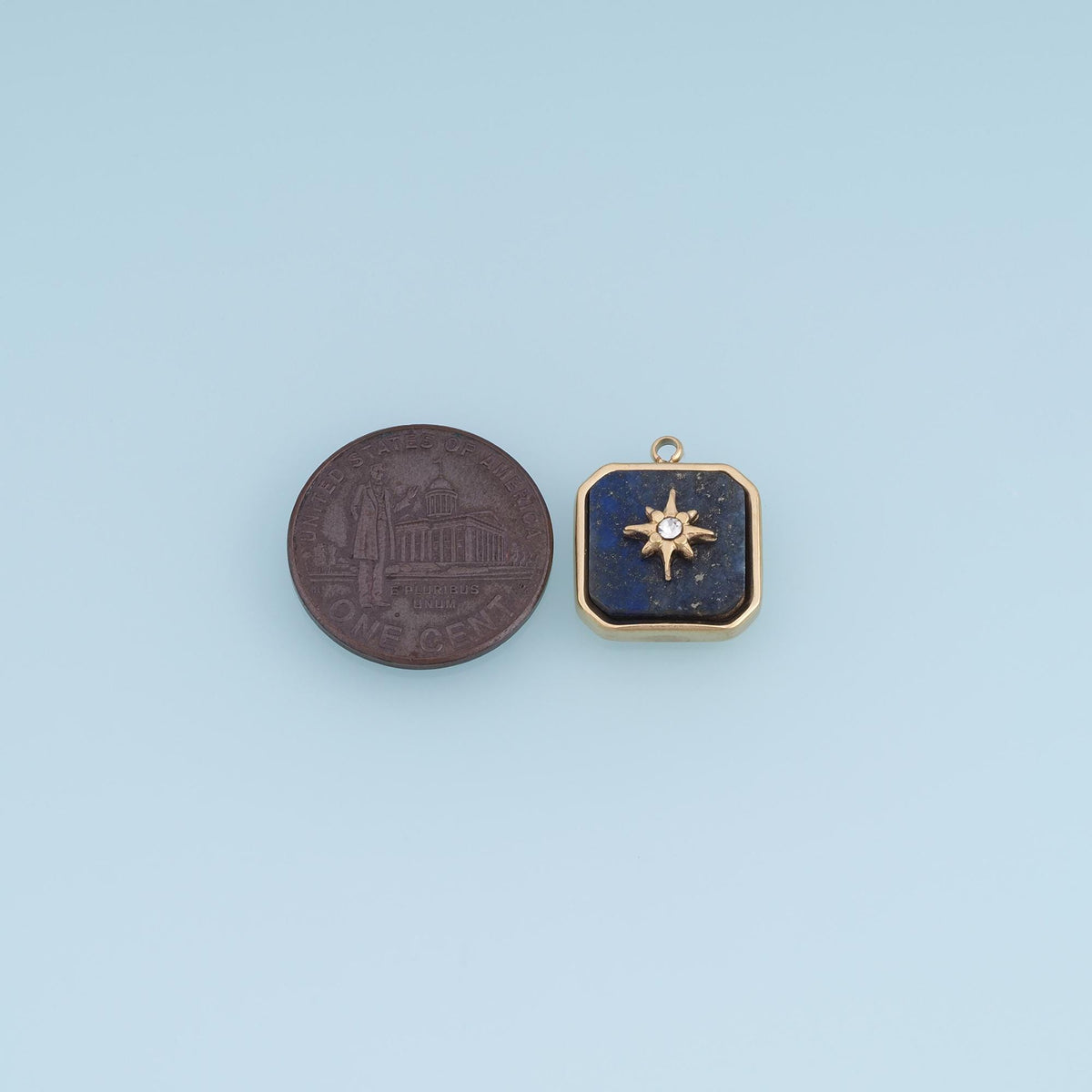 Starburst Charm Pendant for Jewelry Making