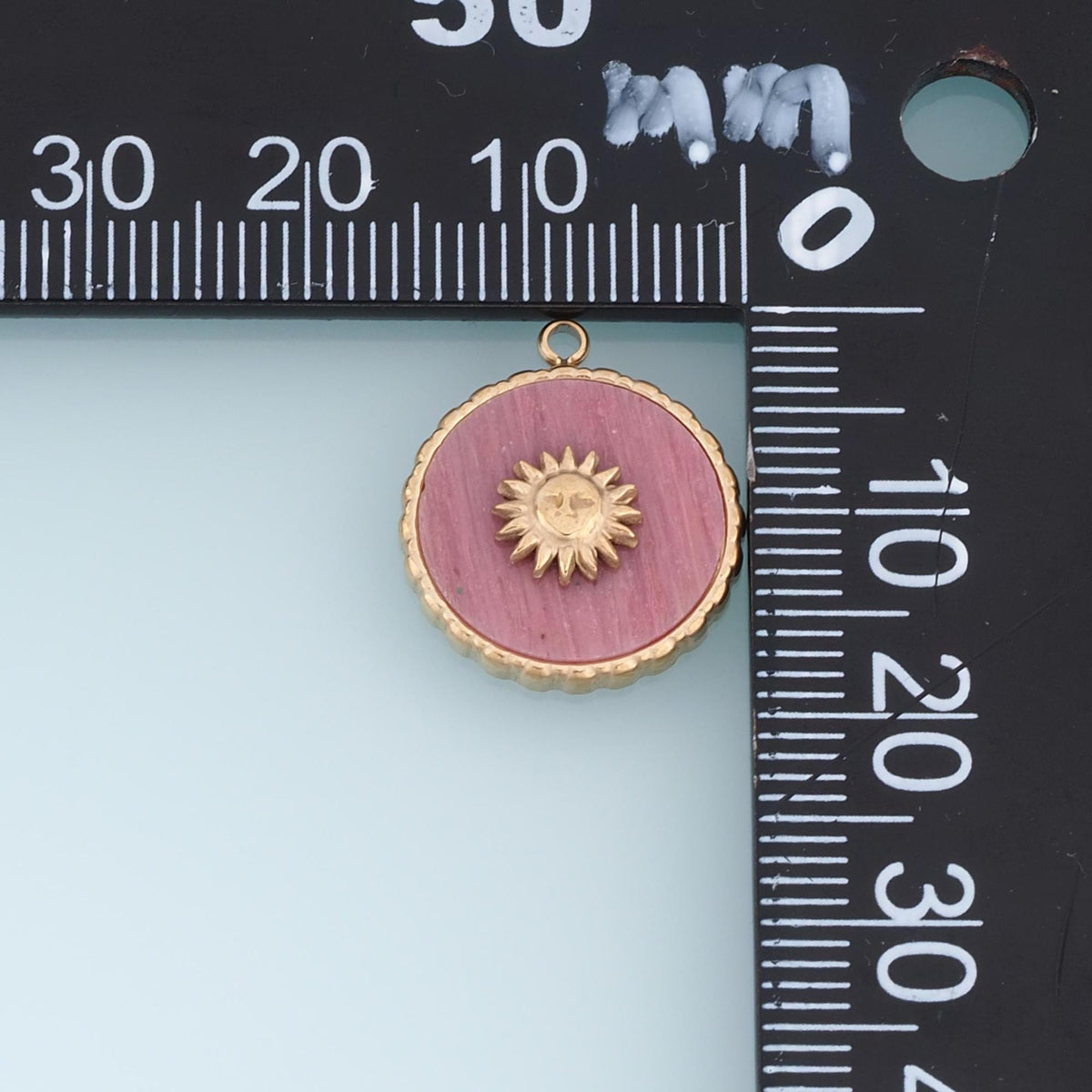 Sun Charm Pendant for Jewelry Making