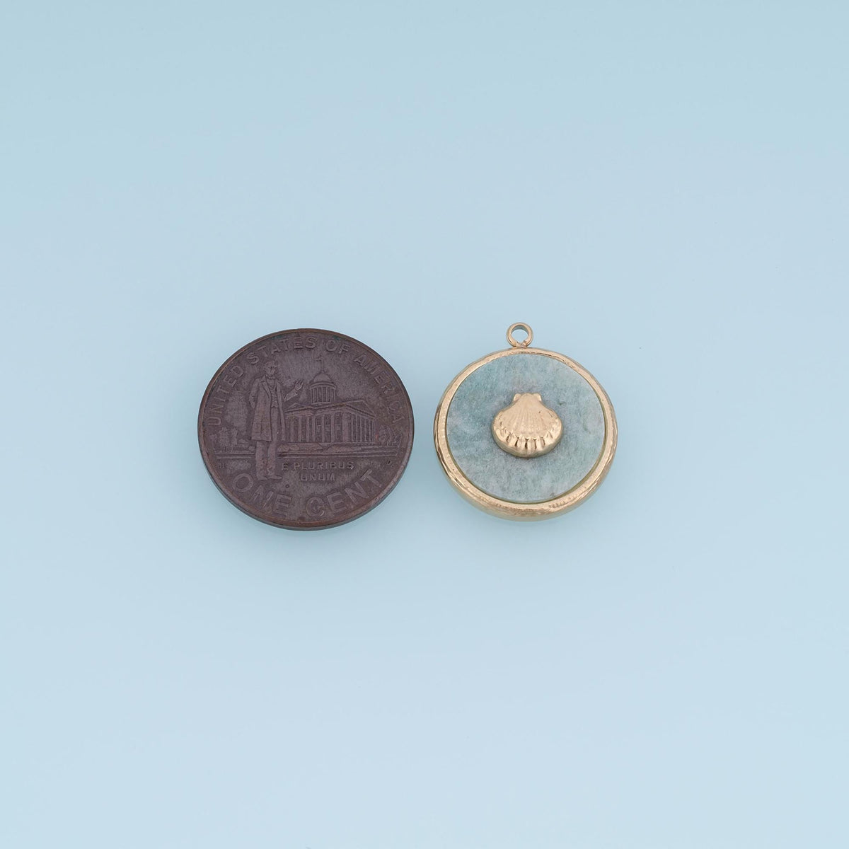Shell Charm Pendant for Jewelry Making