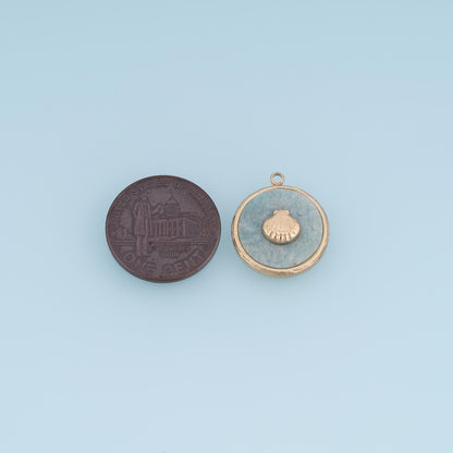 Shell Charm Pendant for Jewelry Making