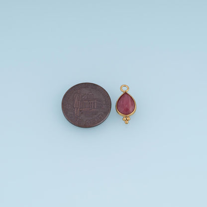 Round Charm Pendant for Jewelry Making