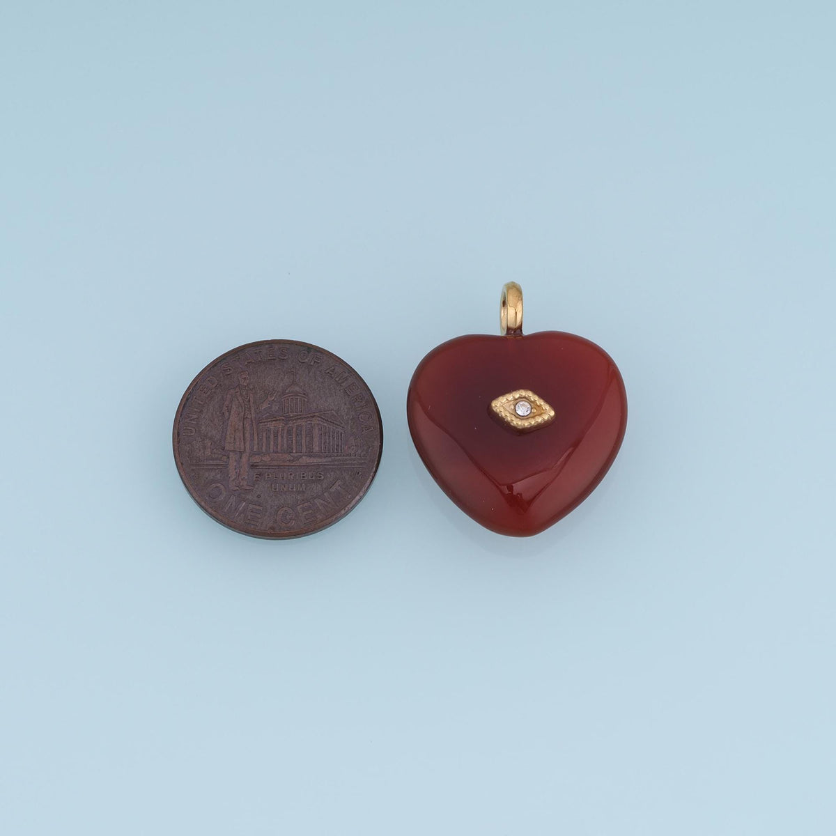 Heart Charm Pendant for Jewelry Making