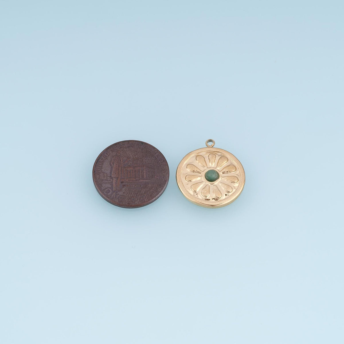 Flower Charm Pendant for Jewelry Making