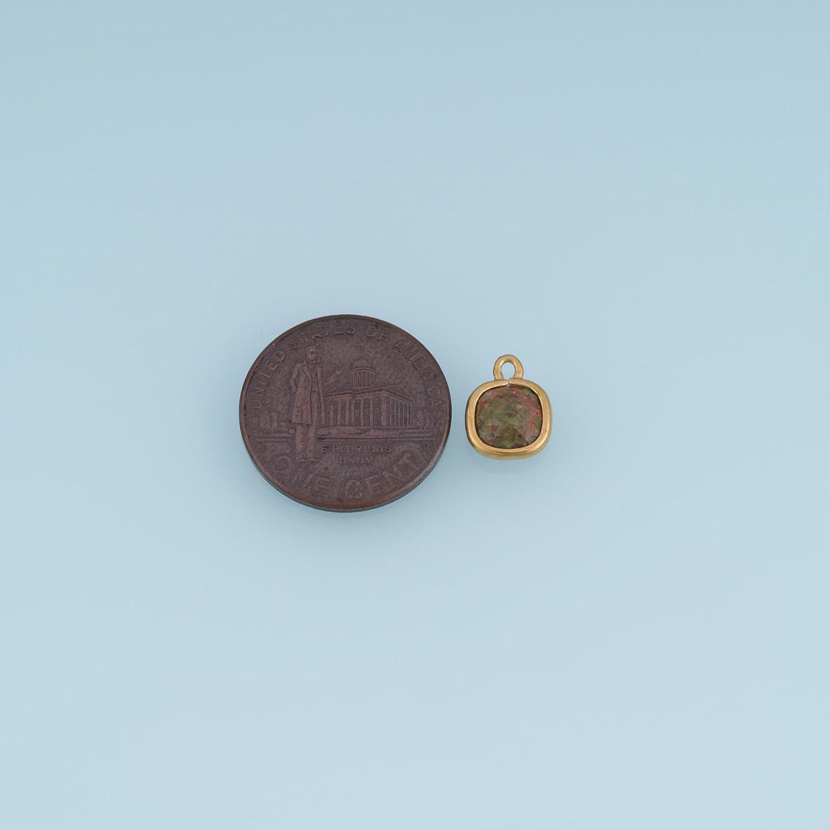Square Charm Pendant for Jewelry Making