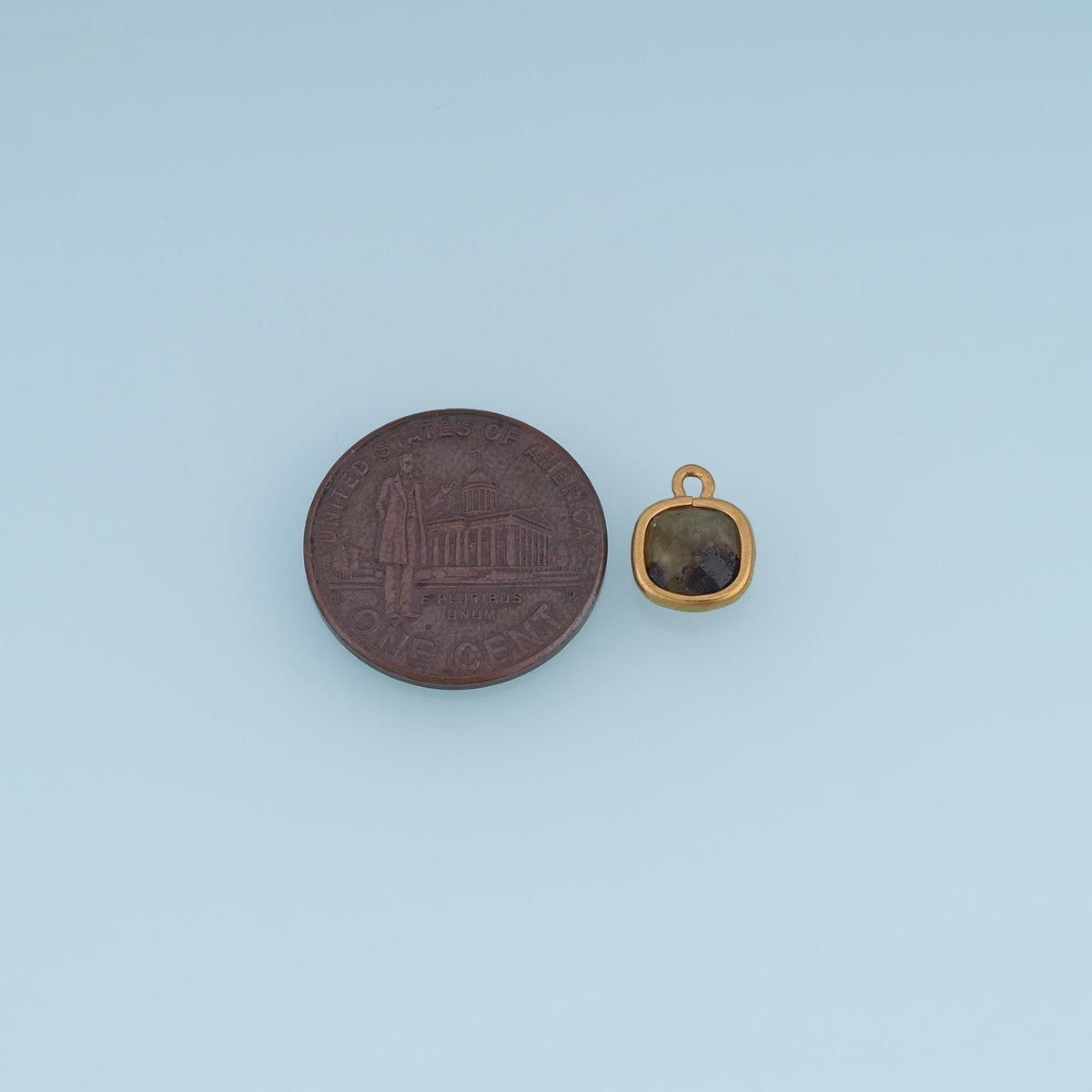 Square Charm Pendant for Jewelry Making