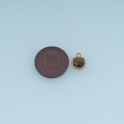 Square Charm Pendant for Jewelry Making