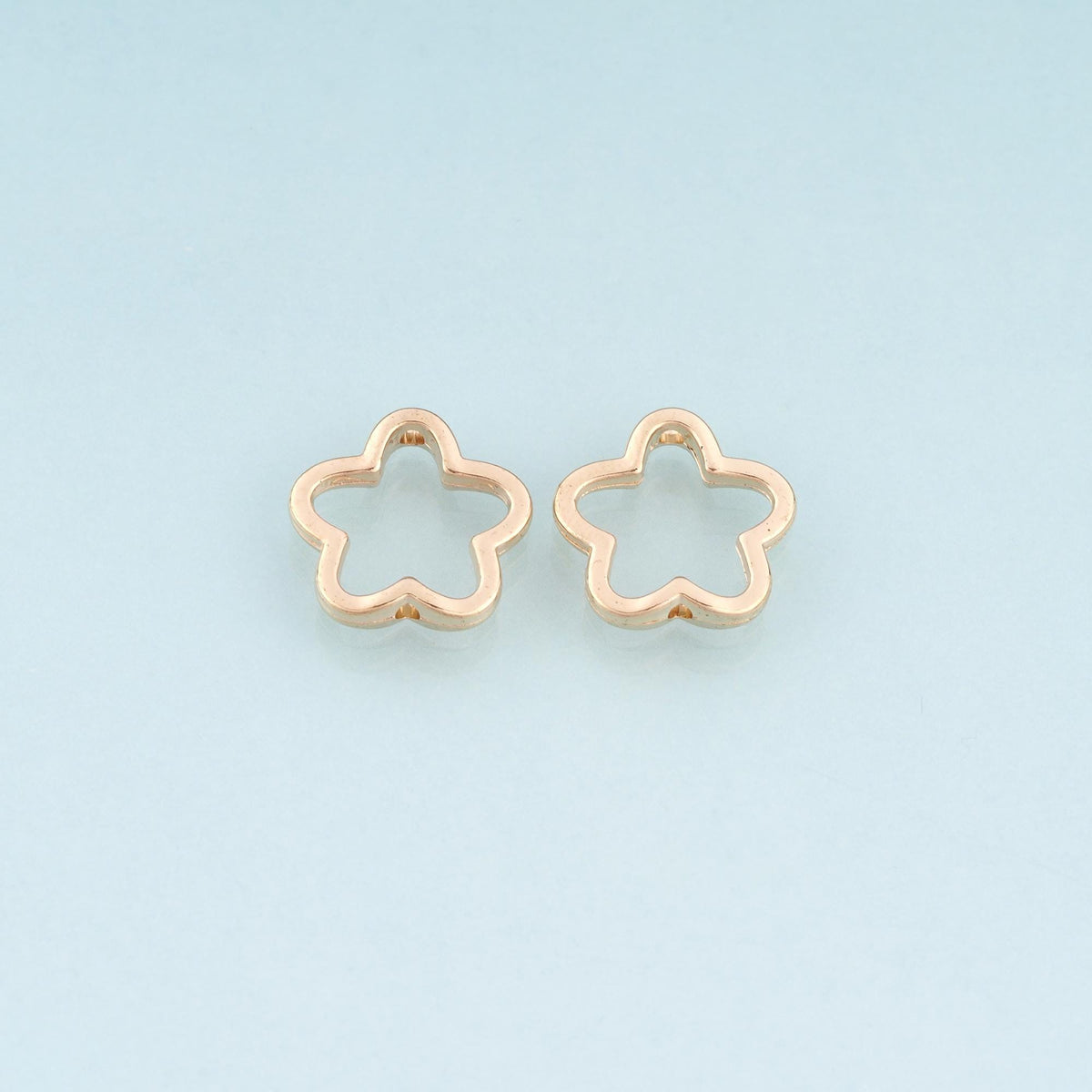 18K Gold Filled Flower Jewelry Beads for Jewelry Making
