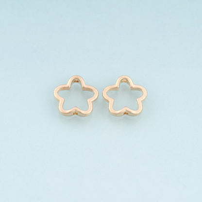 18K Gold Filled Flower Jewelry Beads for Jewelry Making