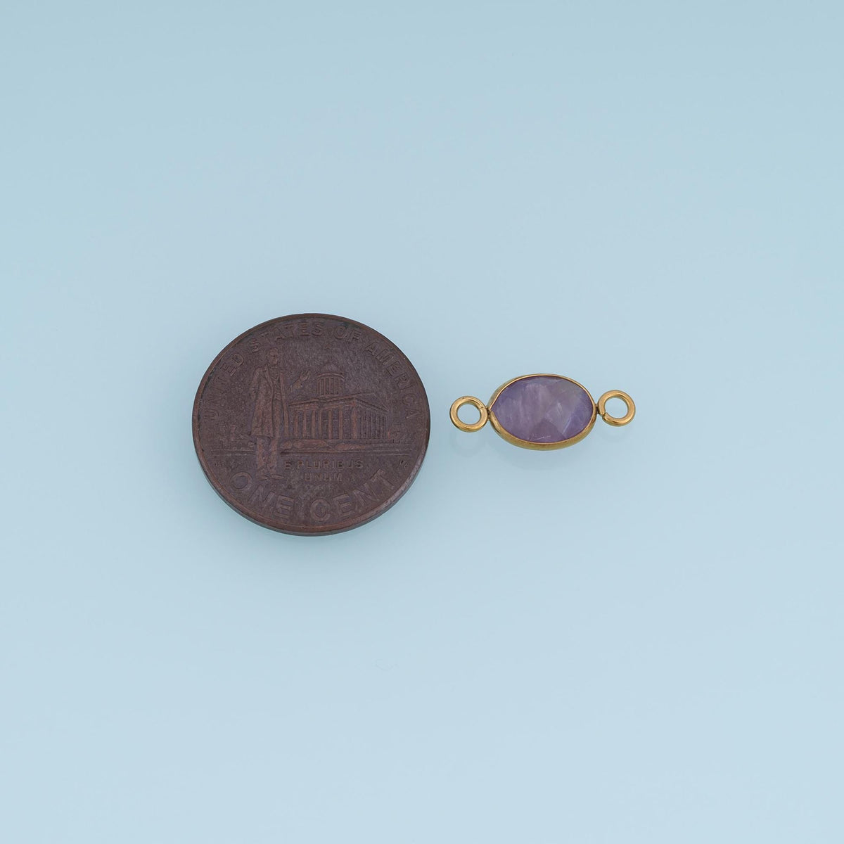 Oval Connector for Jewelry Making