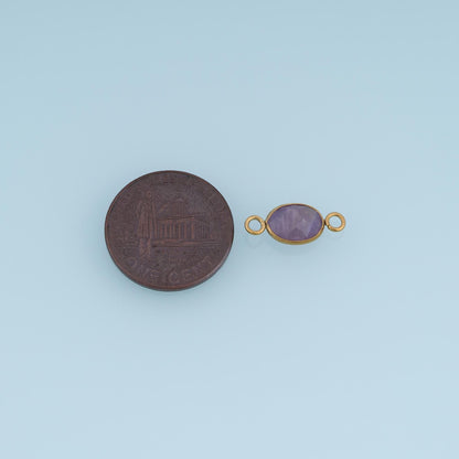 Oval Connector for Jewelry Making