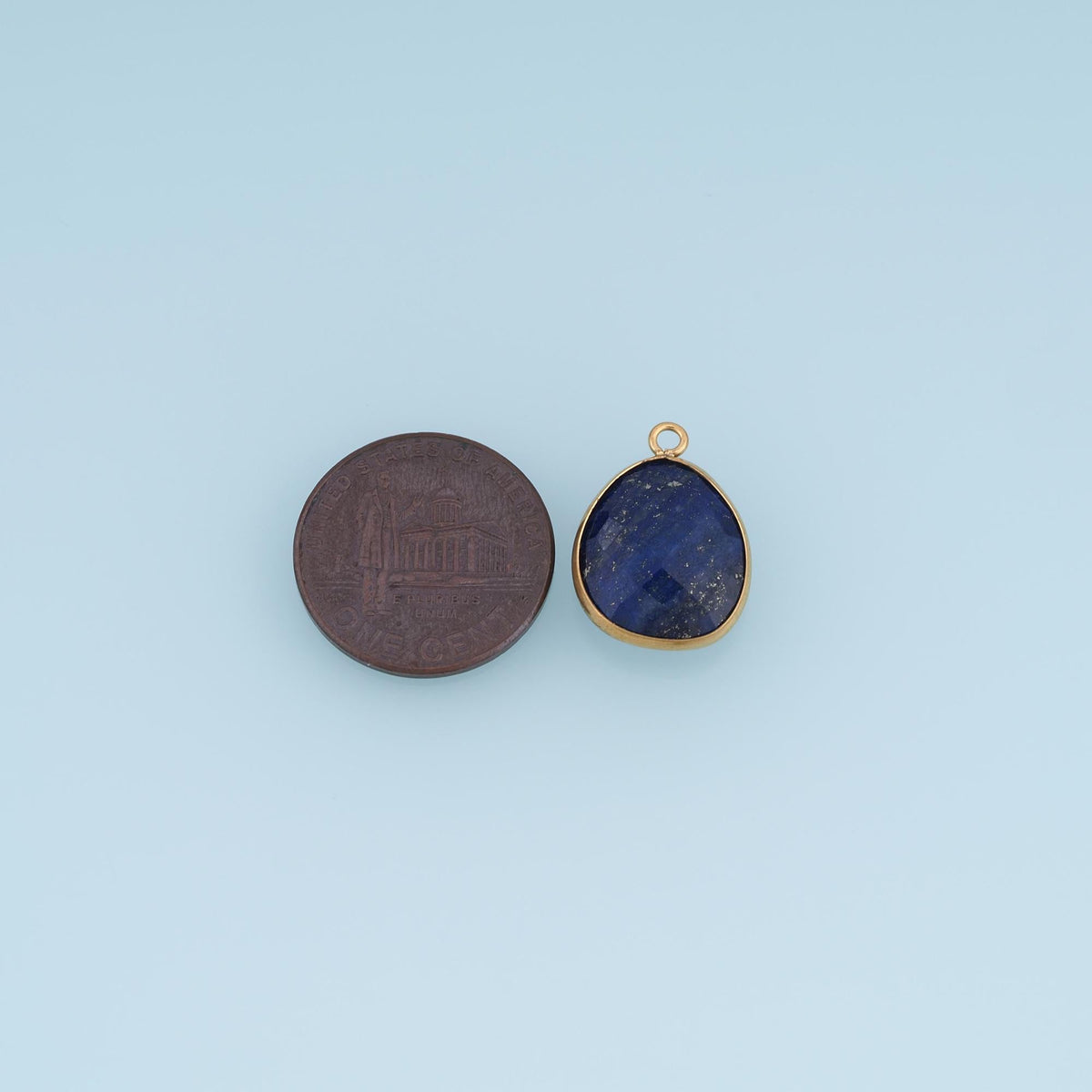 Teardrop Charm Pendant for Jewelry Making