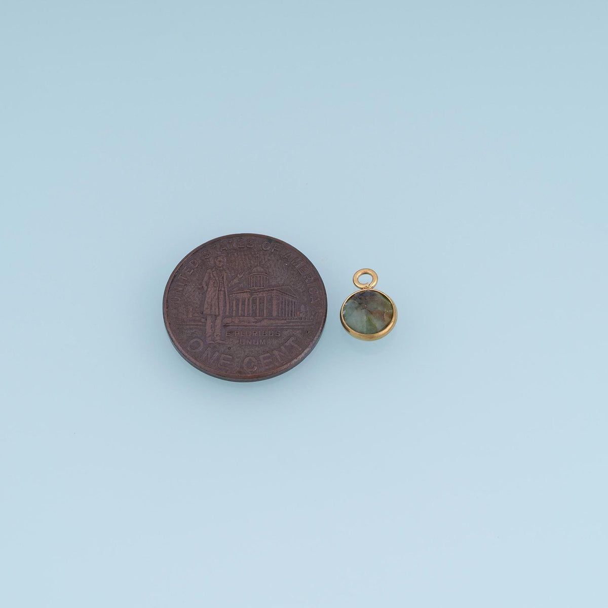 Round Charm Pendant for Jewelry Making