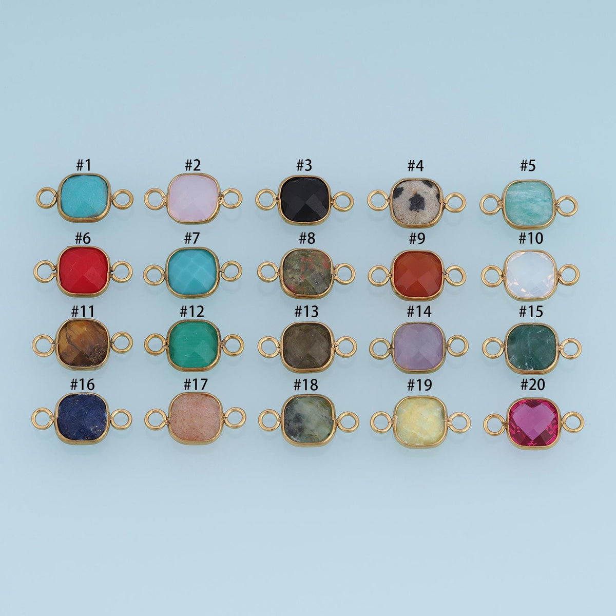 Square Connector for Jewelry Making