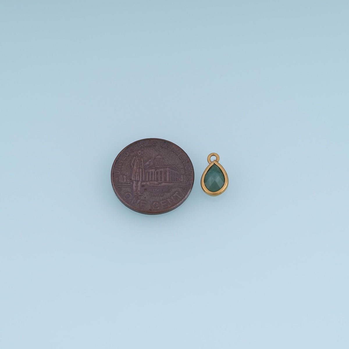 Teardrop Charm Pendant for Jewelry Making