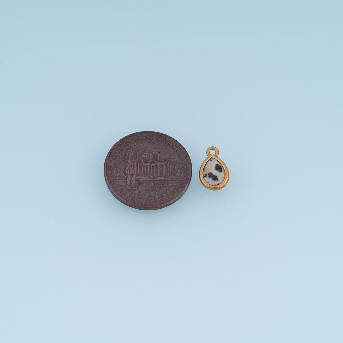 Teardrop Charm Pendant for Jewelry Making