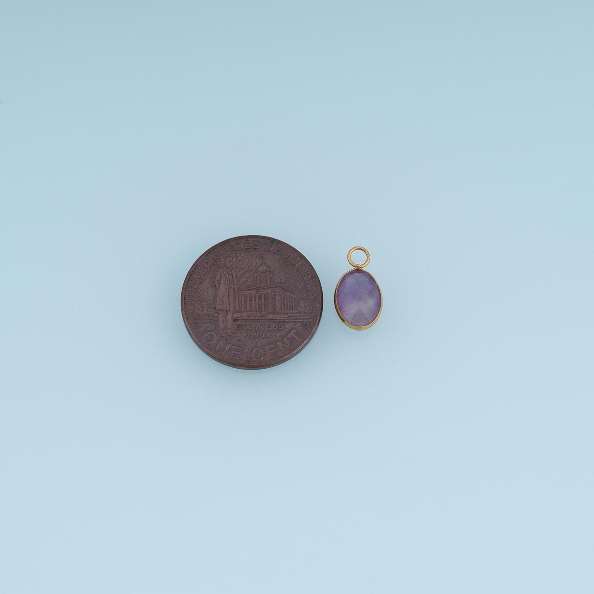 Oval Charm Pendant for Jewelry Making