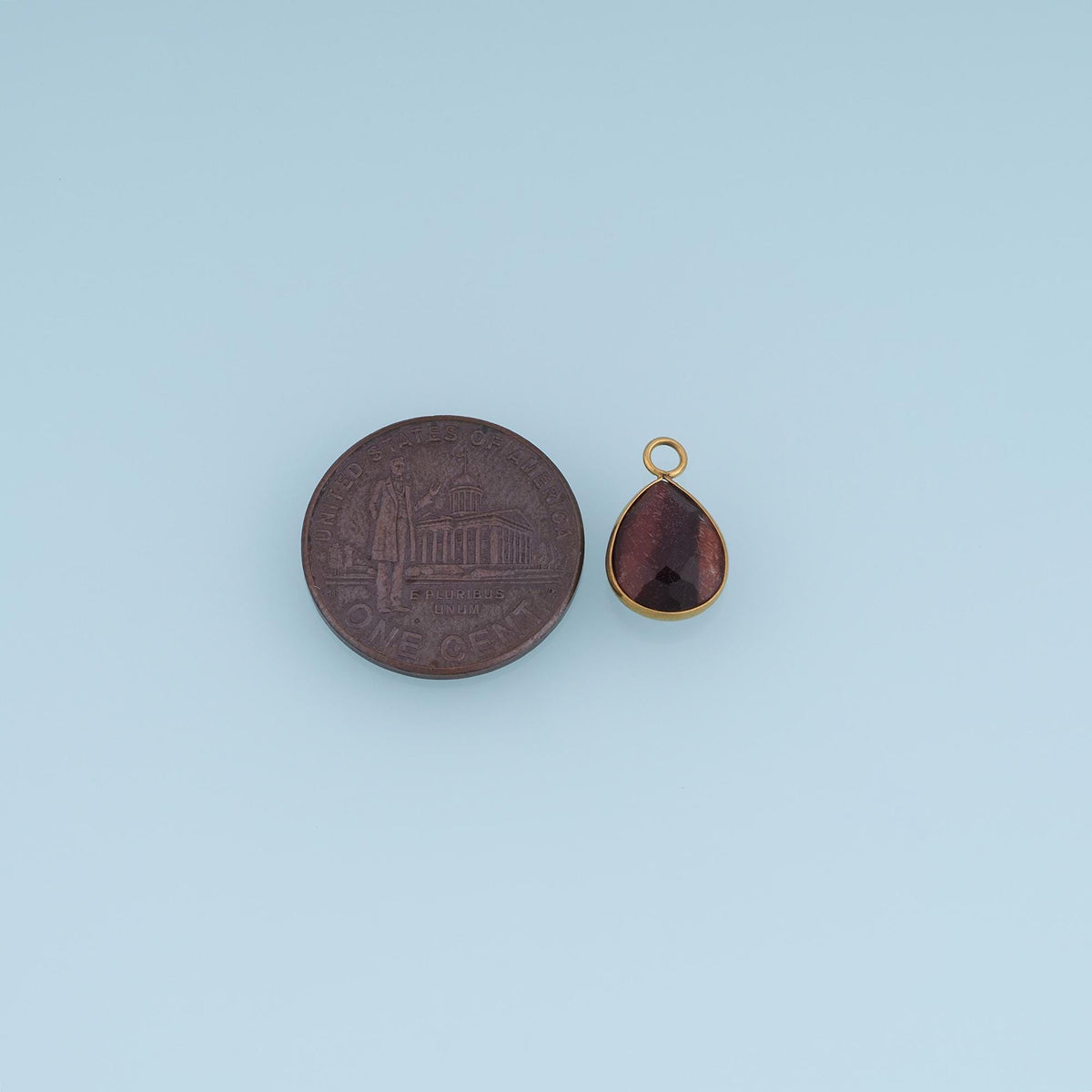 Teardrop Charm Pendant for Jewelry Making