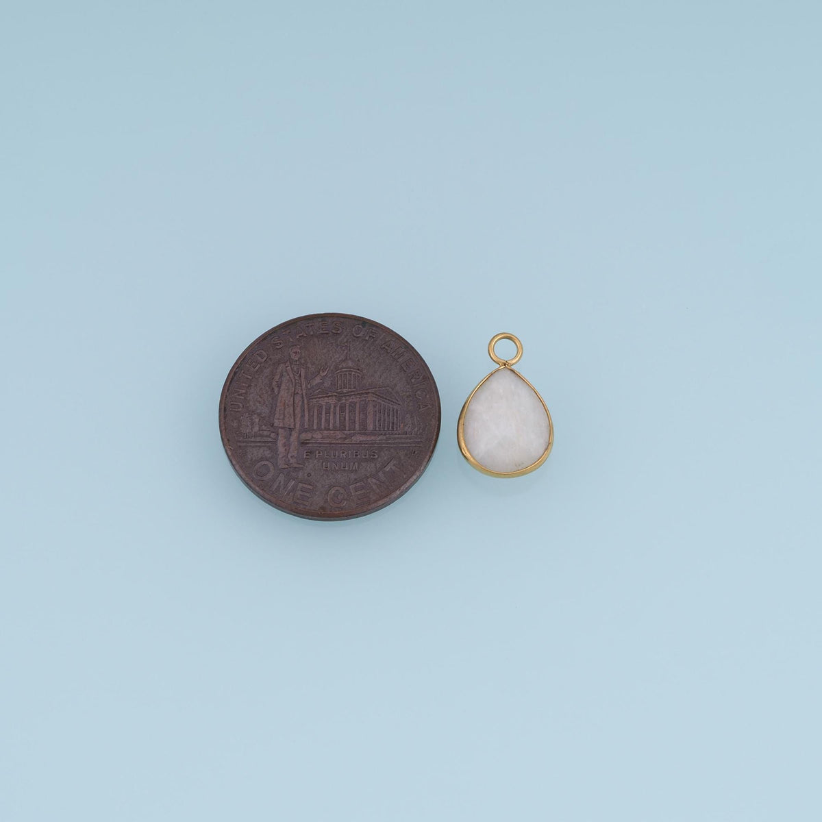 Teardrop Charm Pendant for Jewelry Making