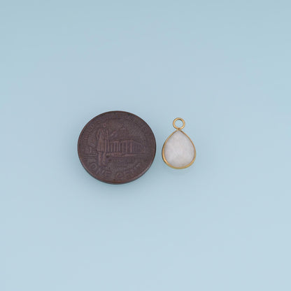 Teardrop Charm Pendant for Jewelry Making